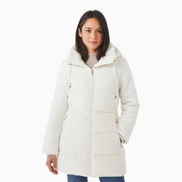 Kate Spade mixed media Sherpa jacket. XL. New. - Picture 2 of 6